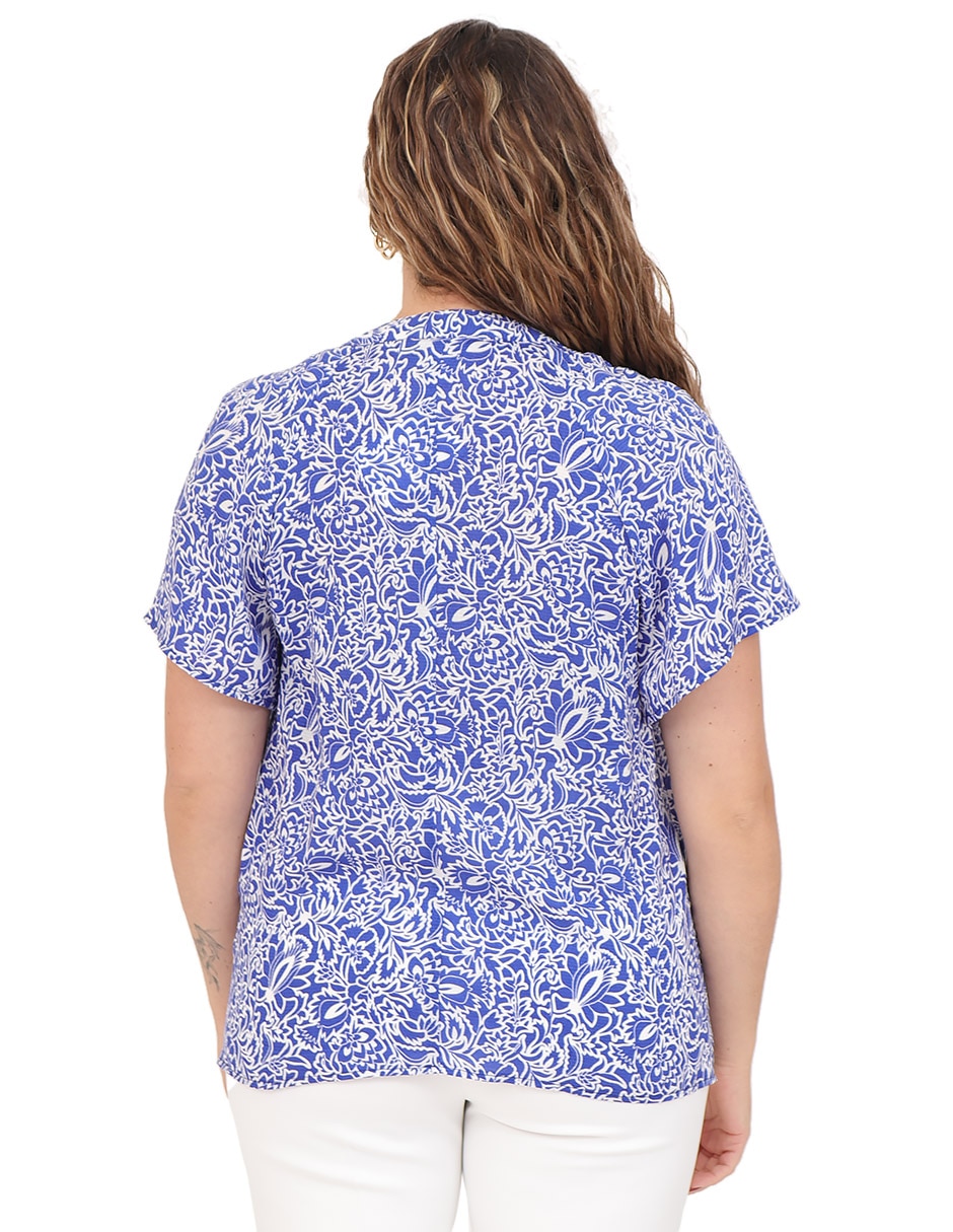 Blusa Mykonos manga corta para mujer 2