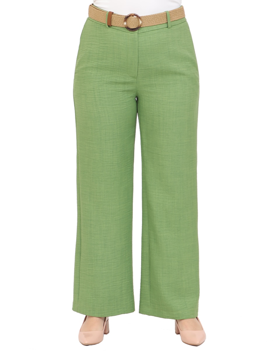 Pantalón de vestir straight para mujer
