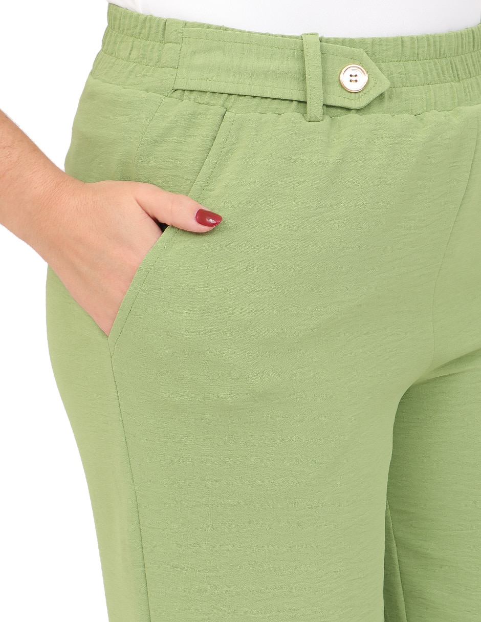 Pantalón pijamero slim para mujer 4