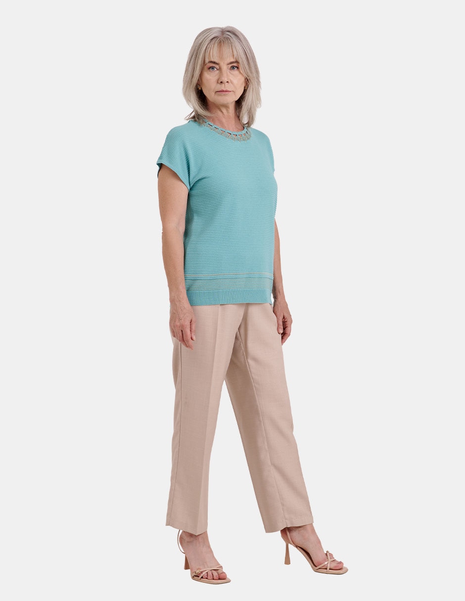 Blusa manga corta para mujer 2