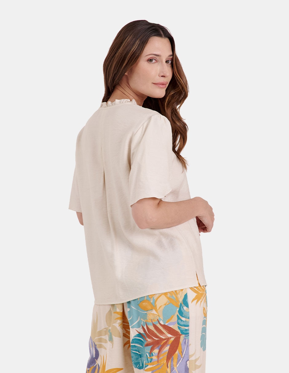 Blusa manga 3/4 para mujer 4