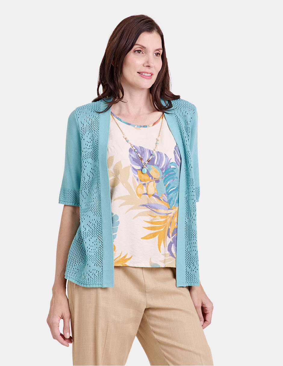 Blusa manga 3/4 para mujer 3