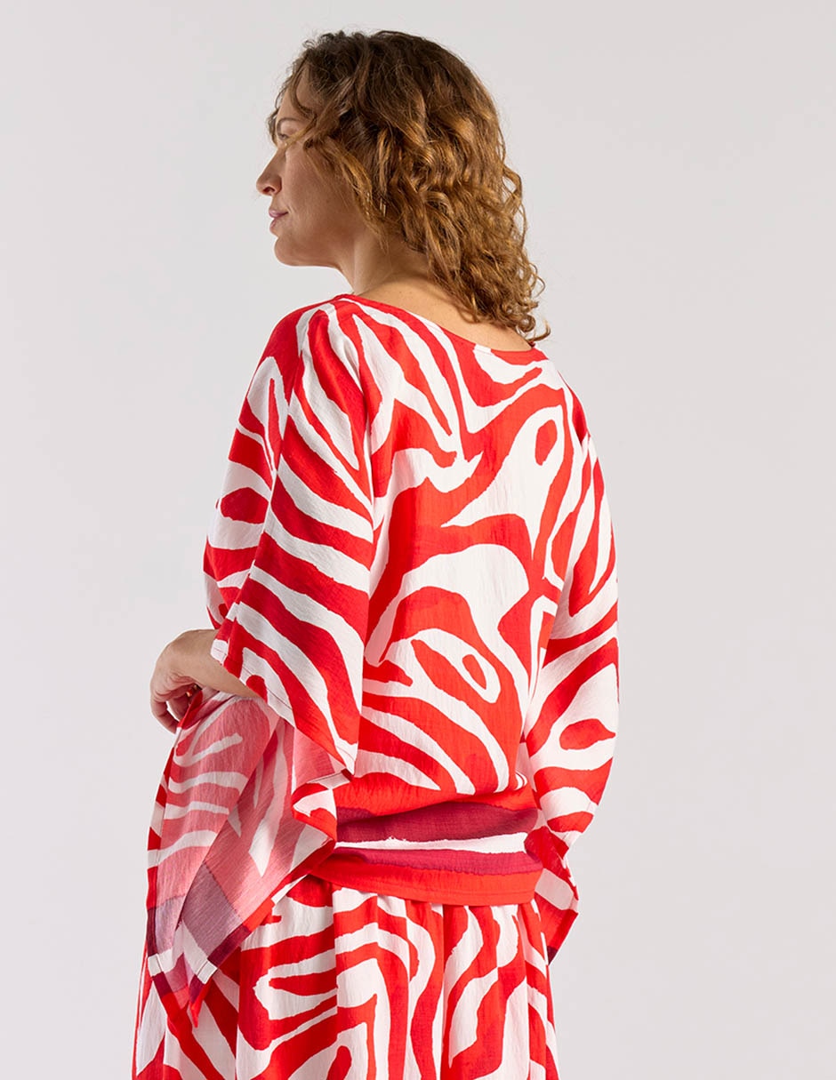 Blusa manga al codo para mujer 6