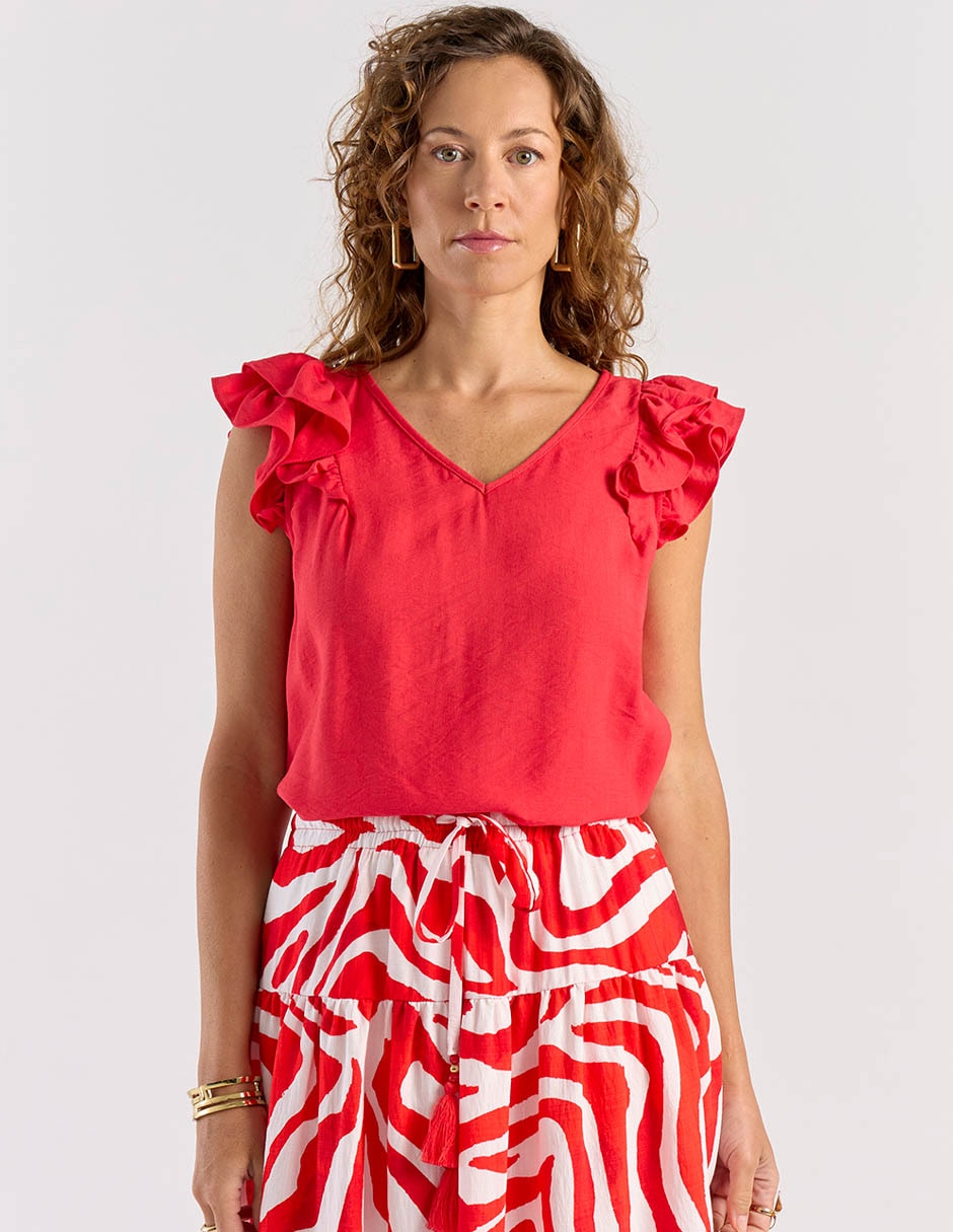 Blusa manga corta para mujer 2