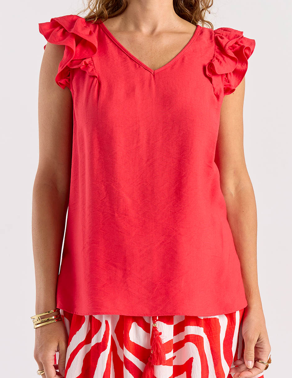 Blusa manga corta para mujer 7