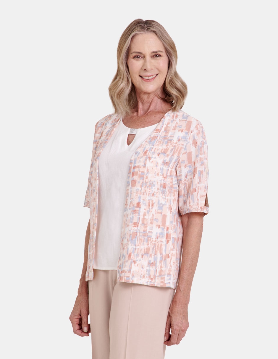 Blusa manga corta para mujer 3