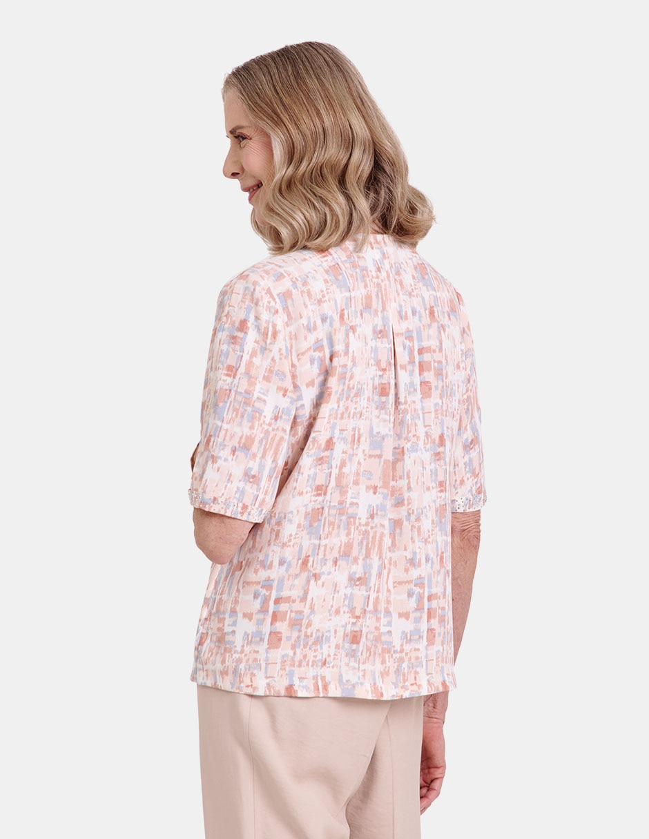 Blusa manga corta para mujer 4