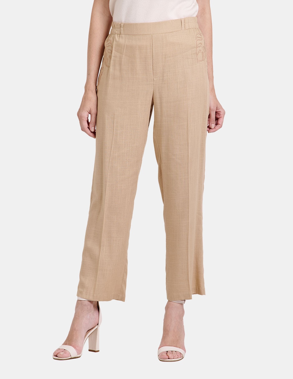 Pantalón regular para mujer