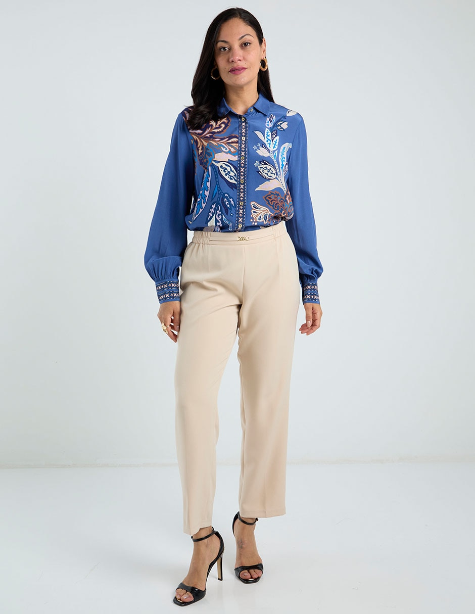 Pantalón regular para mujer 5