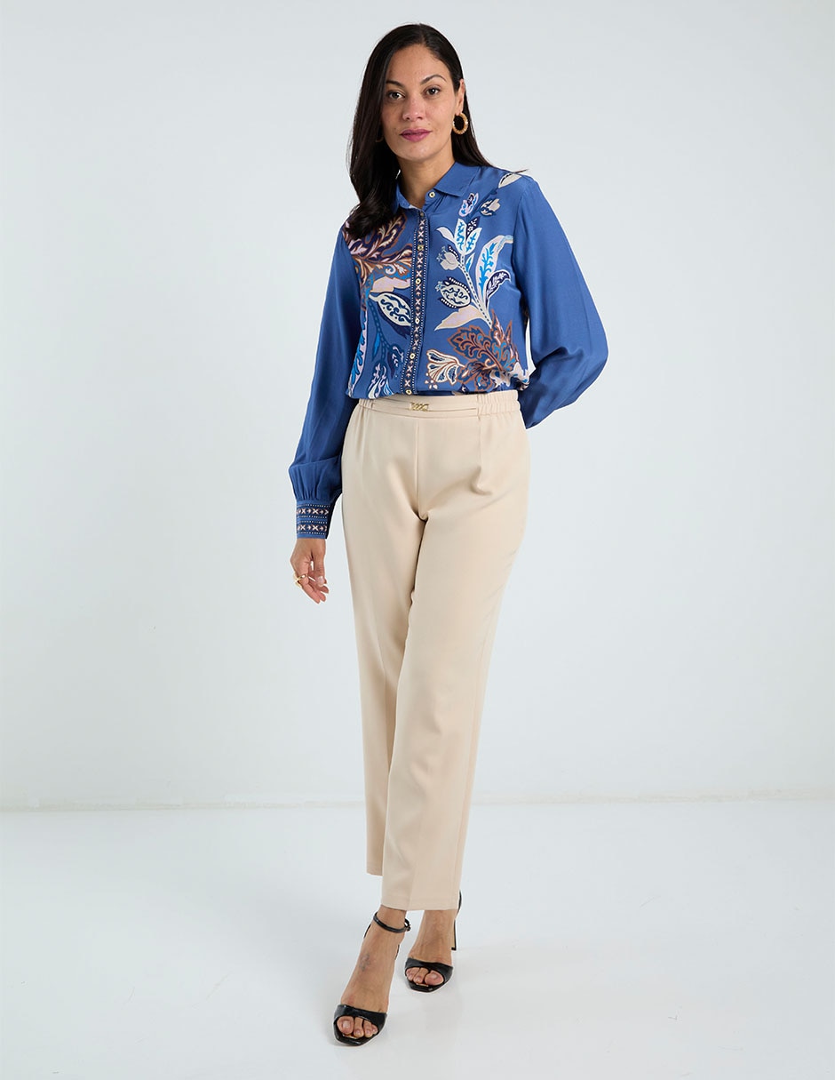 Pantalón regular para mujer 6
