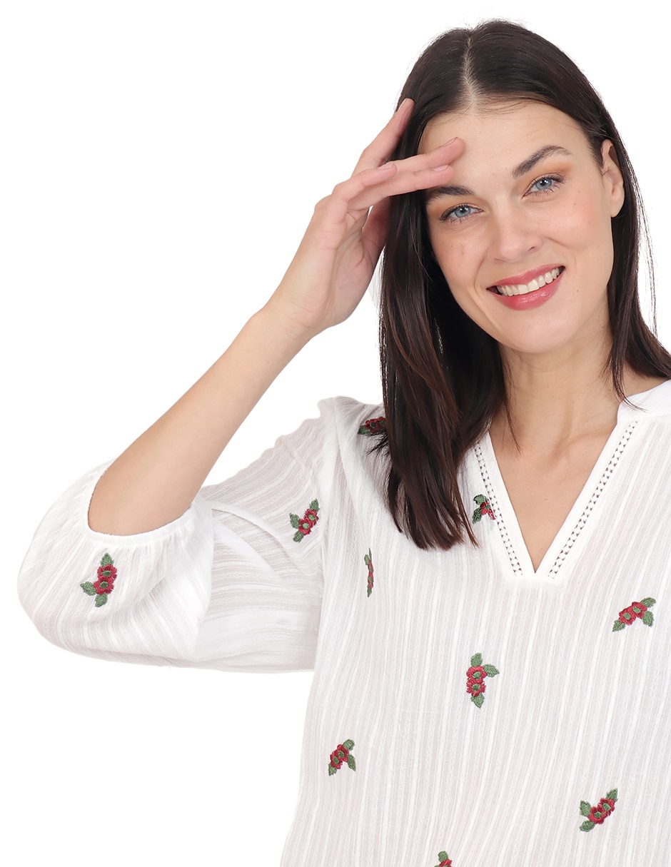 Blusa manga 3/4 para mujer 6