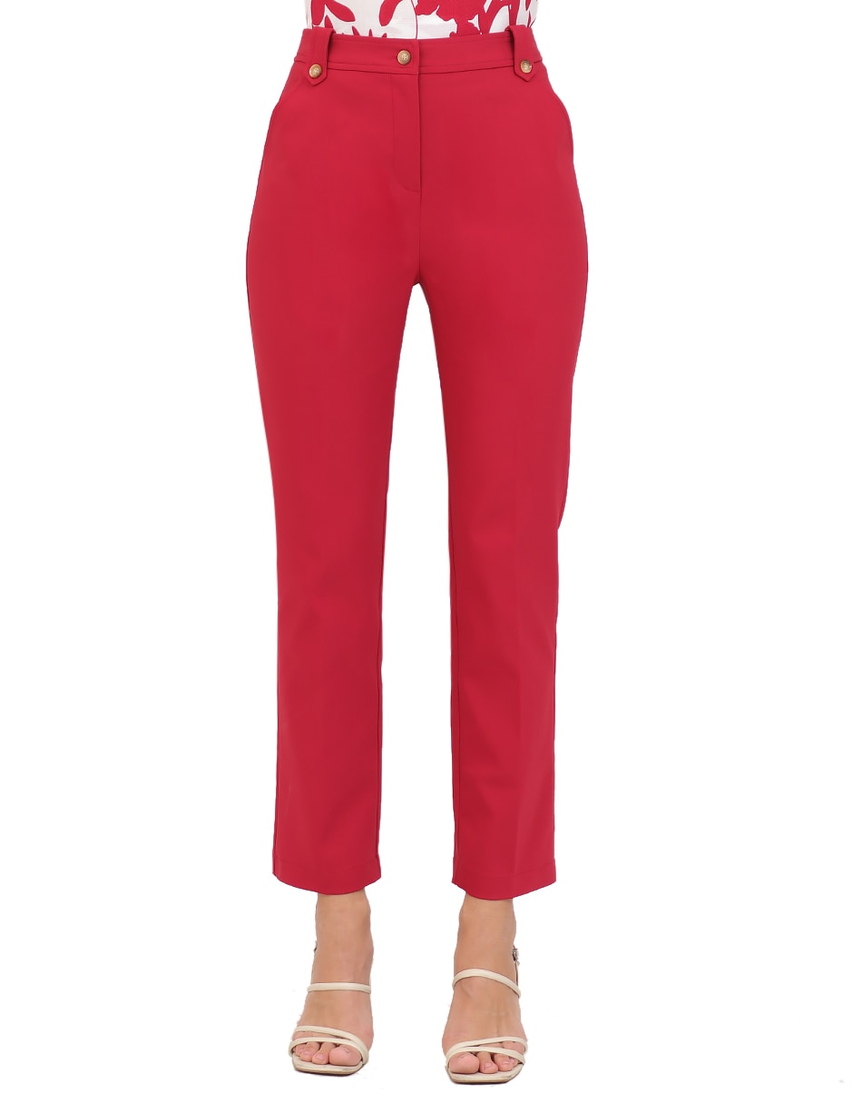 Pantalón de vestir slim para mujer