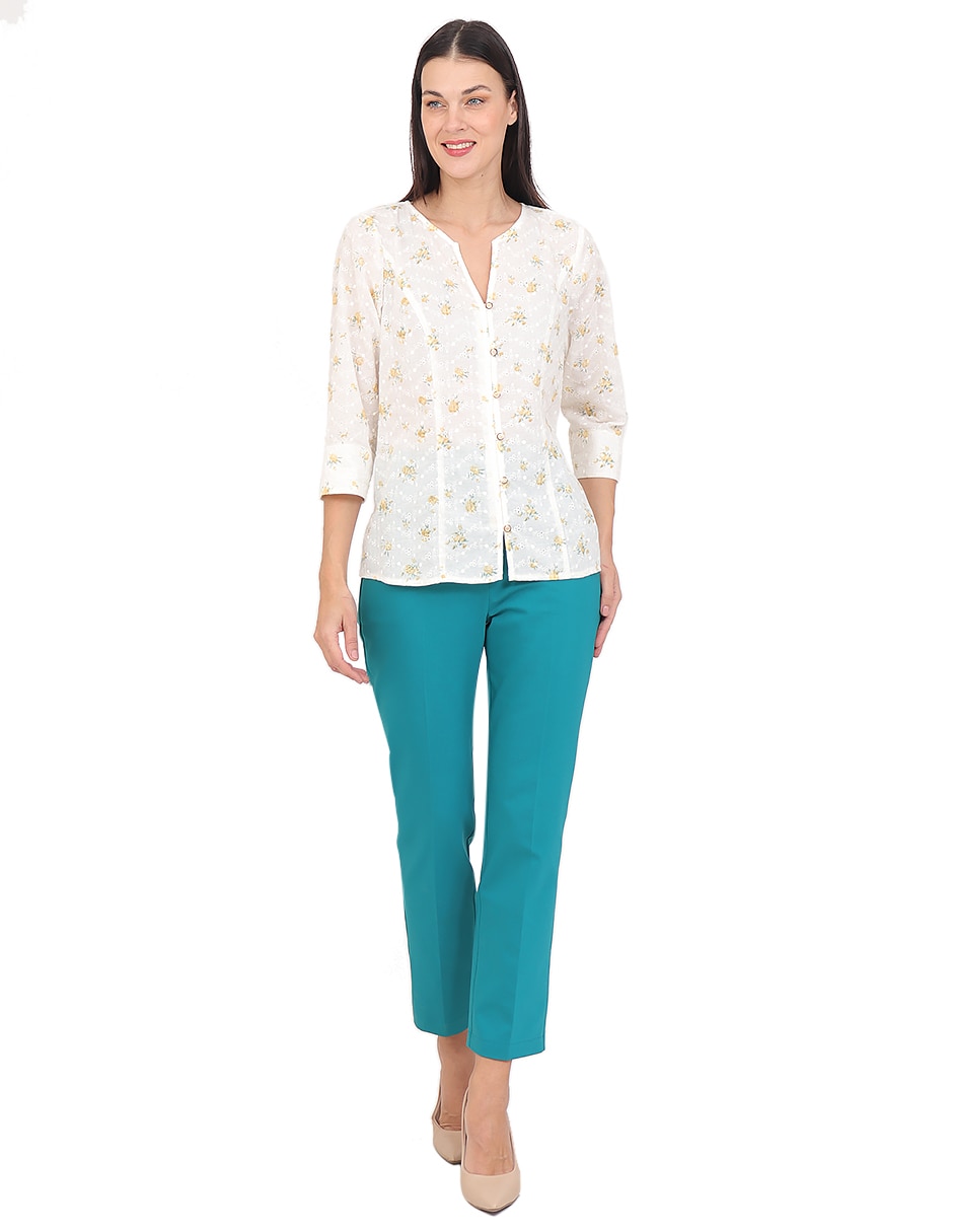 Blusa manga 3/4 para mujer 6