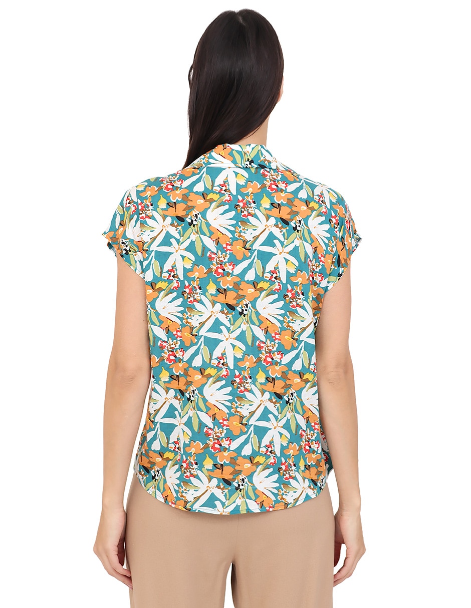 Blusa manga corta para mujer 2