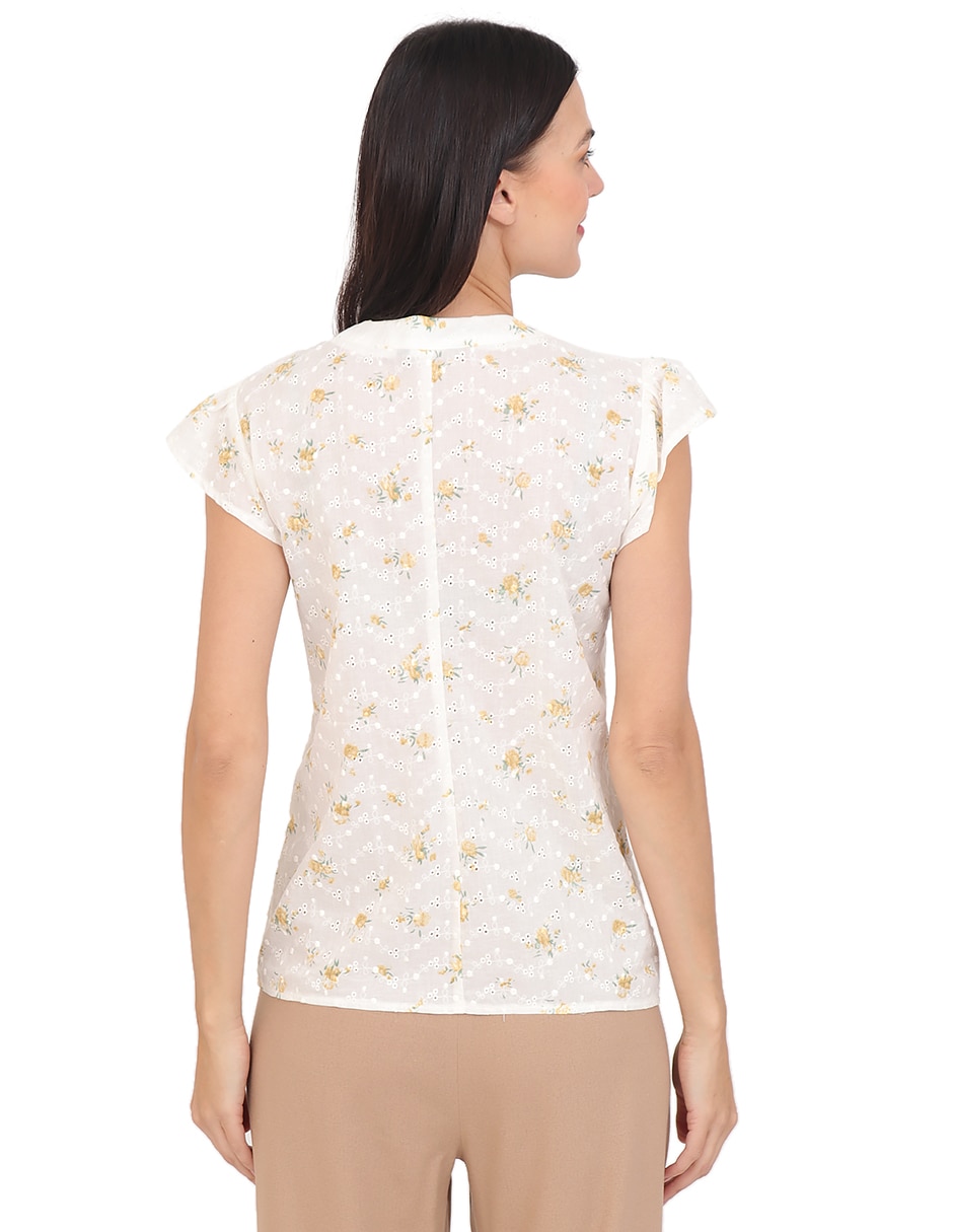 Blusa manga corta para mujer 2