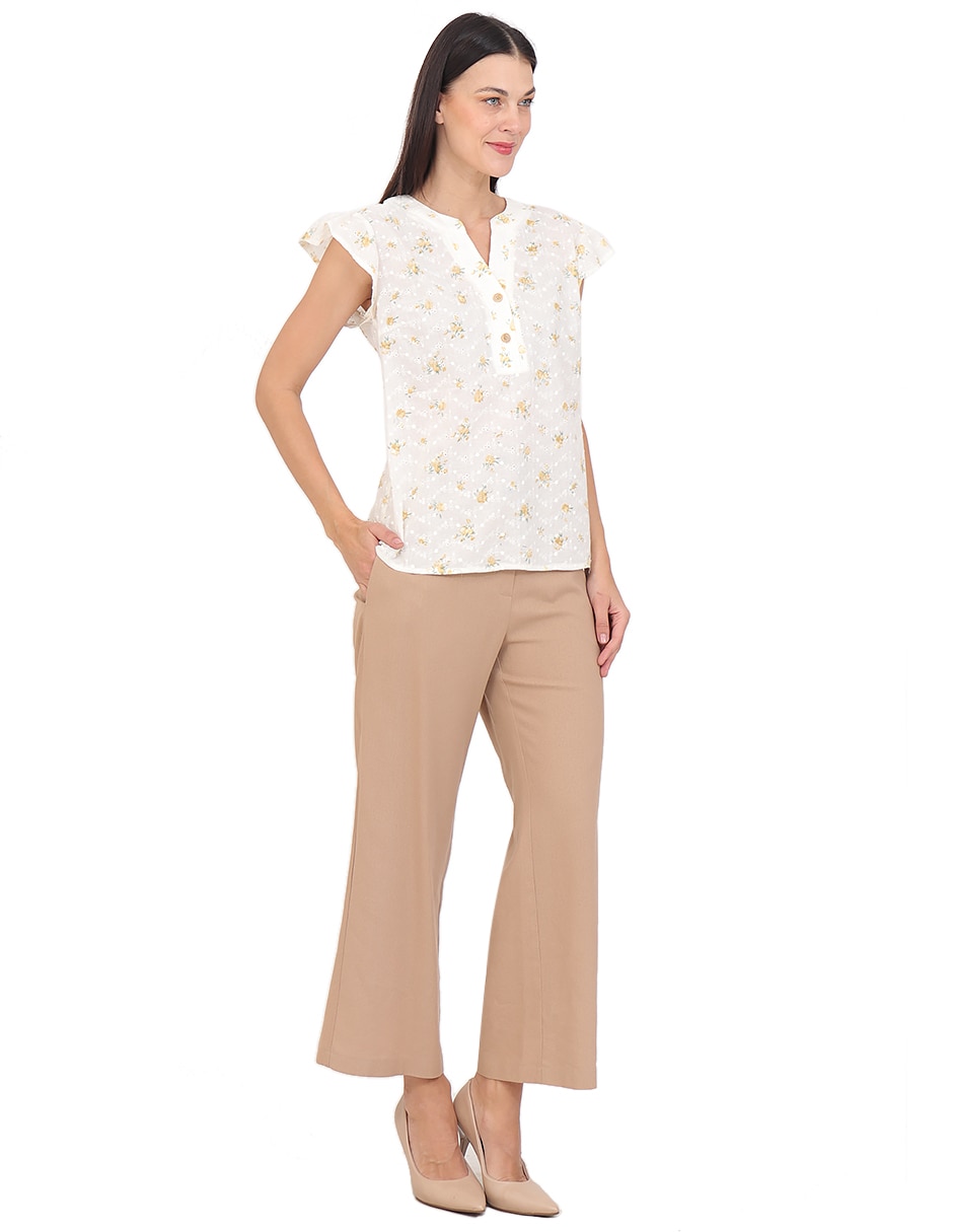 Blusa manga corta para mujer 6
