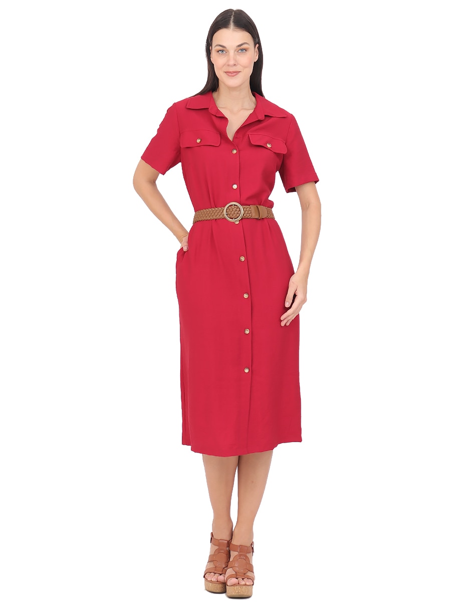Vestido a la rodilla formal para mujer