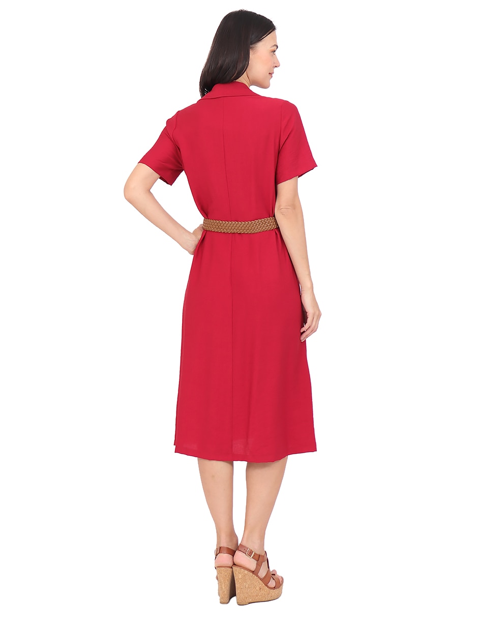 Vestido a la rodilla formal para mujer 2