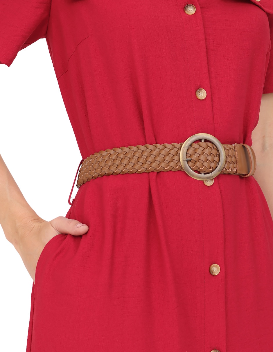 Vestido a la rodilla formal para mujer 4