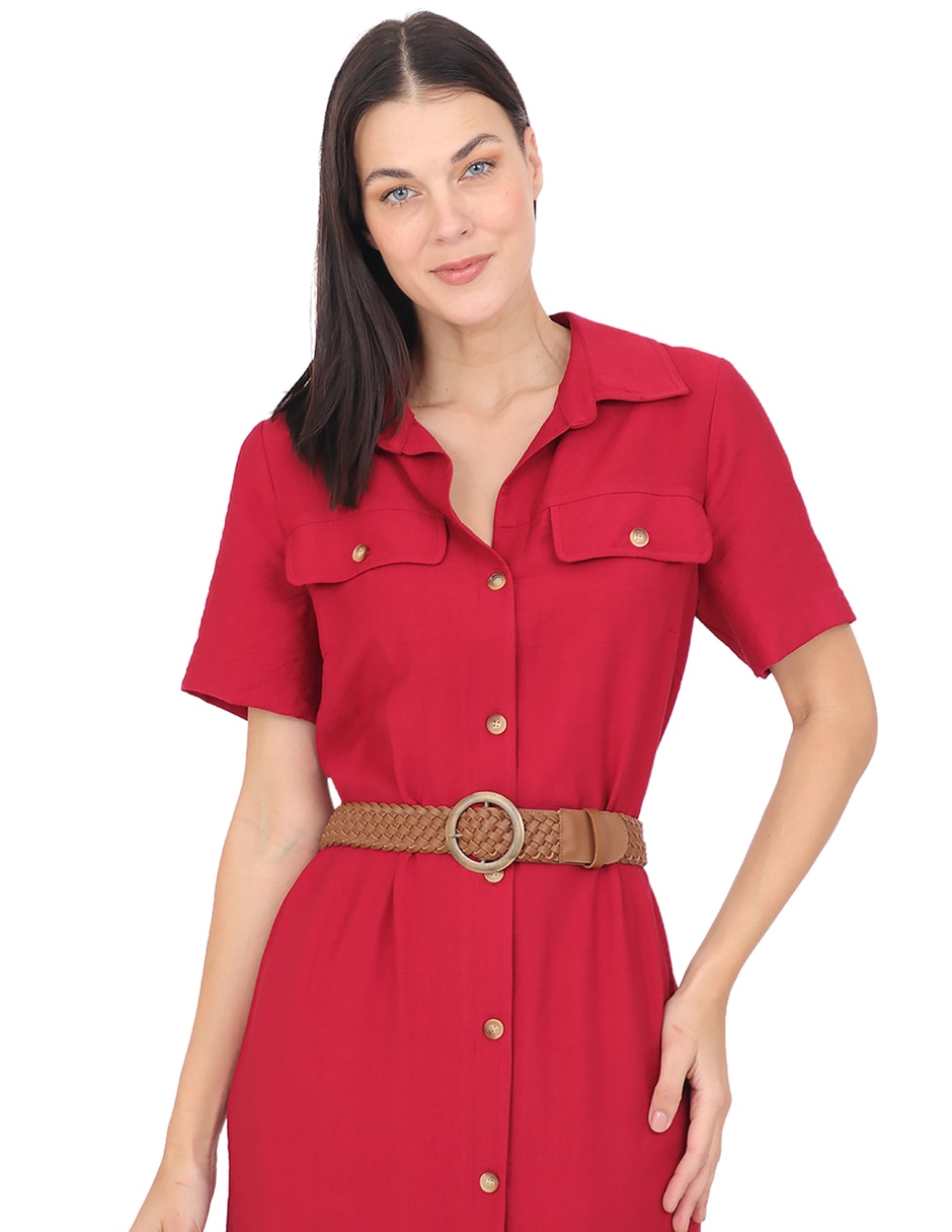 Vestido a la rodilla formal para mujer 5