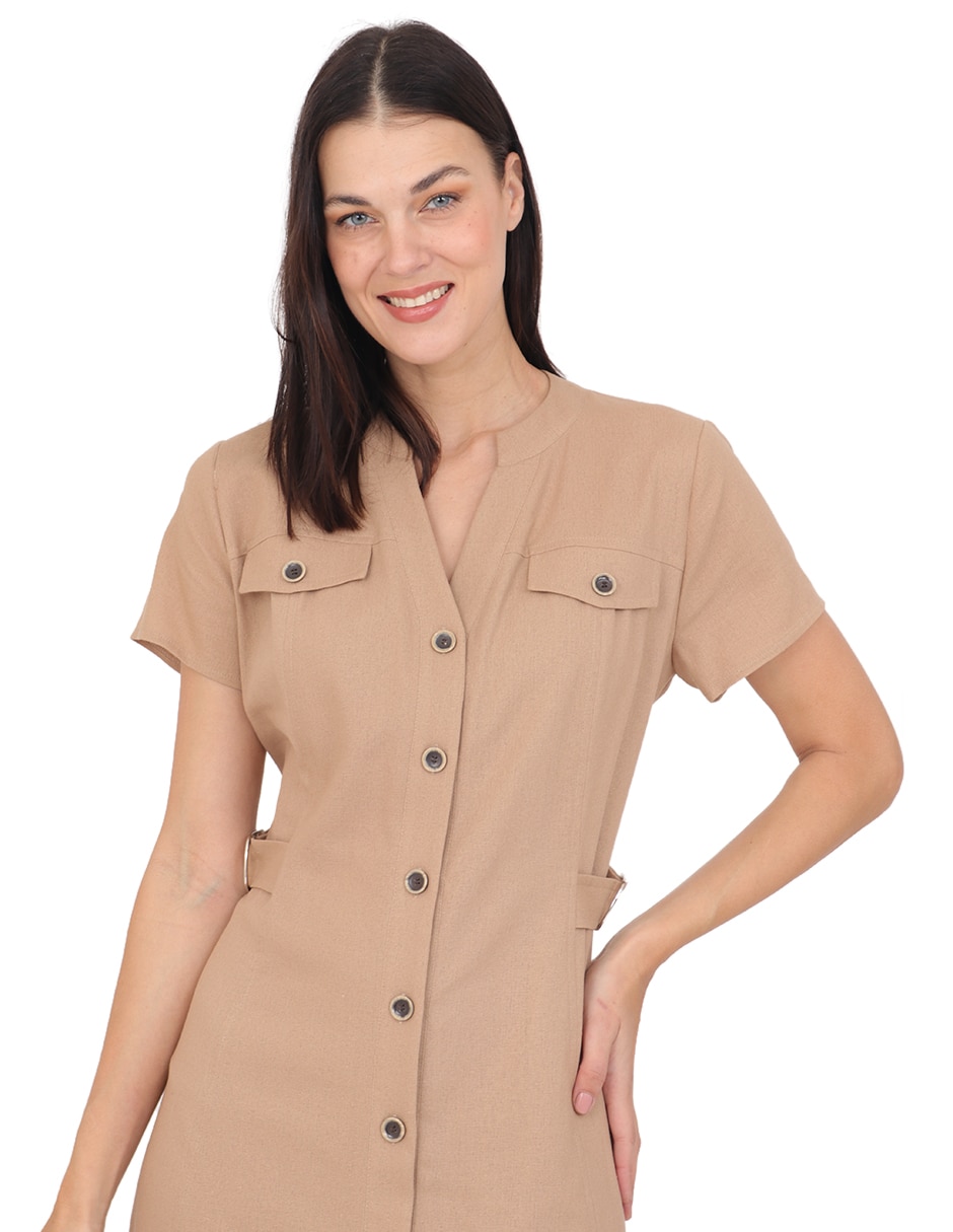 Vestido a la rodilla casual para mujer 5