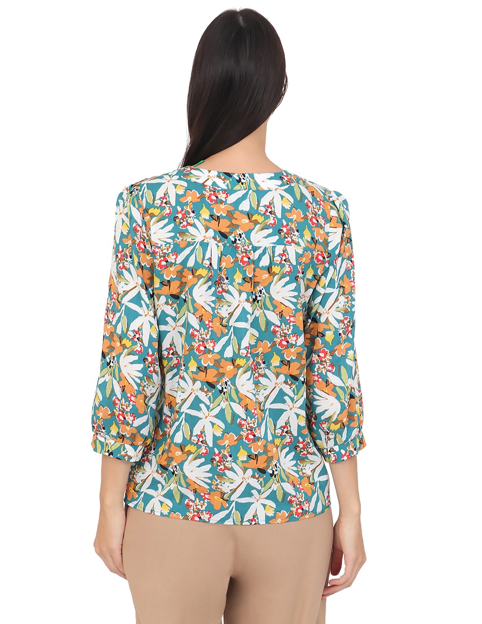 Blusa manga 3/4 para mujer 2