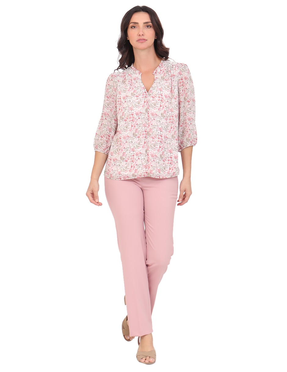 Blusa manga 3/4 para mujer 6