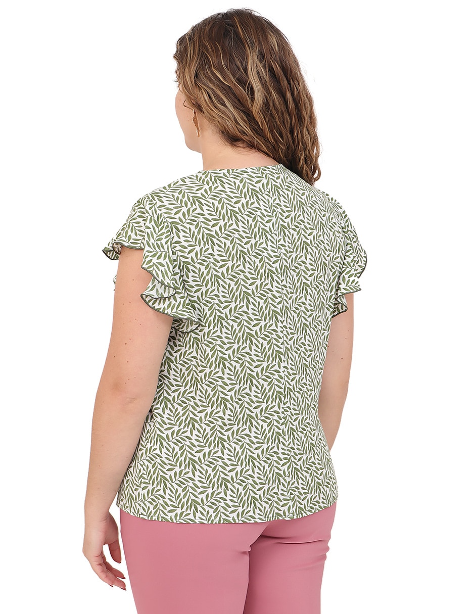 Blusa manga corta para mujer 2