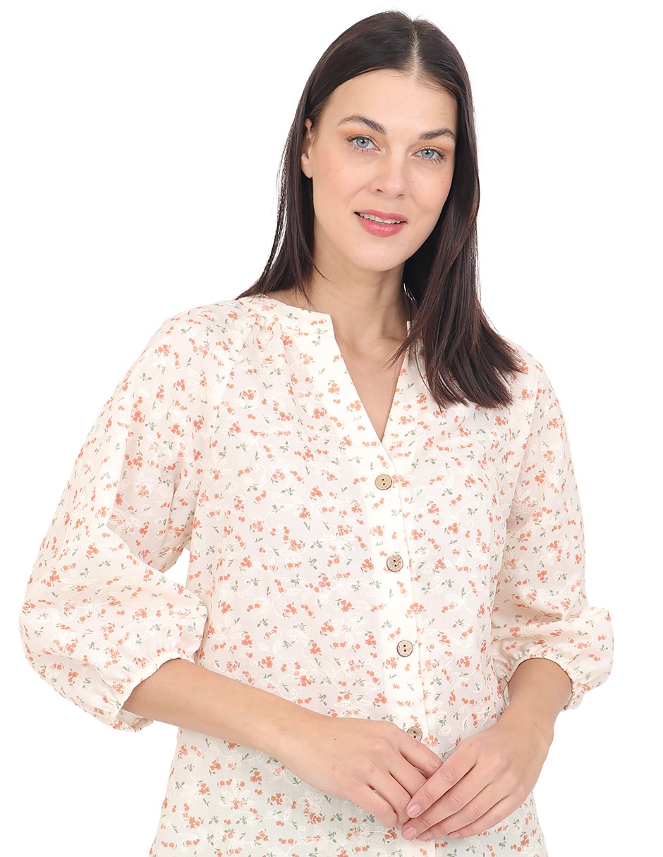 Blusa Grupo Sabadell manga 3/4 para mujer 5