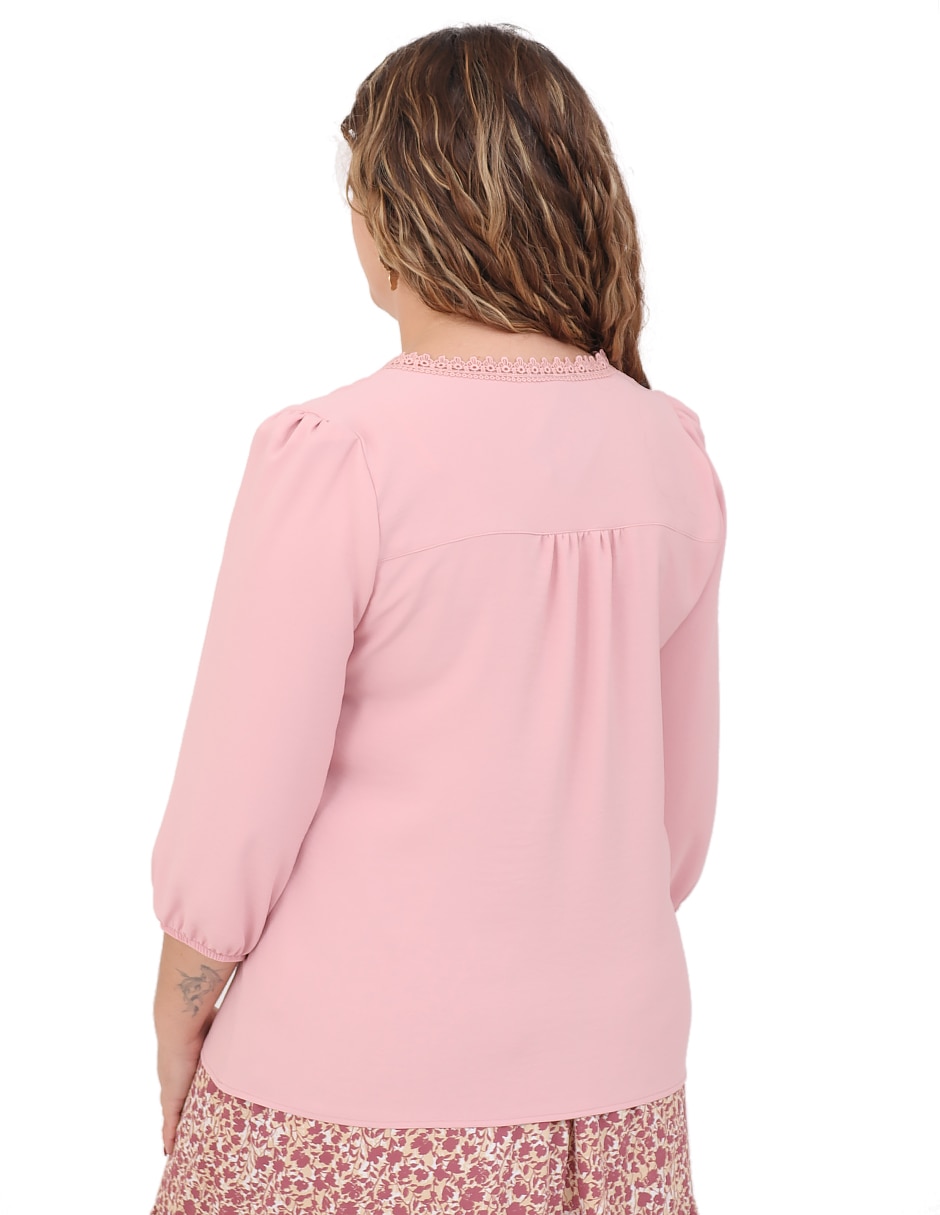Blusa manga 3/4 para mujer 2