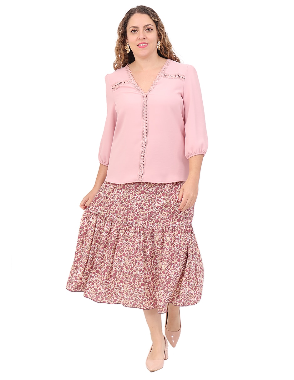 Blusa manga 3/4 para mujer 6