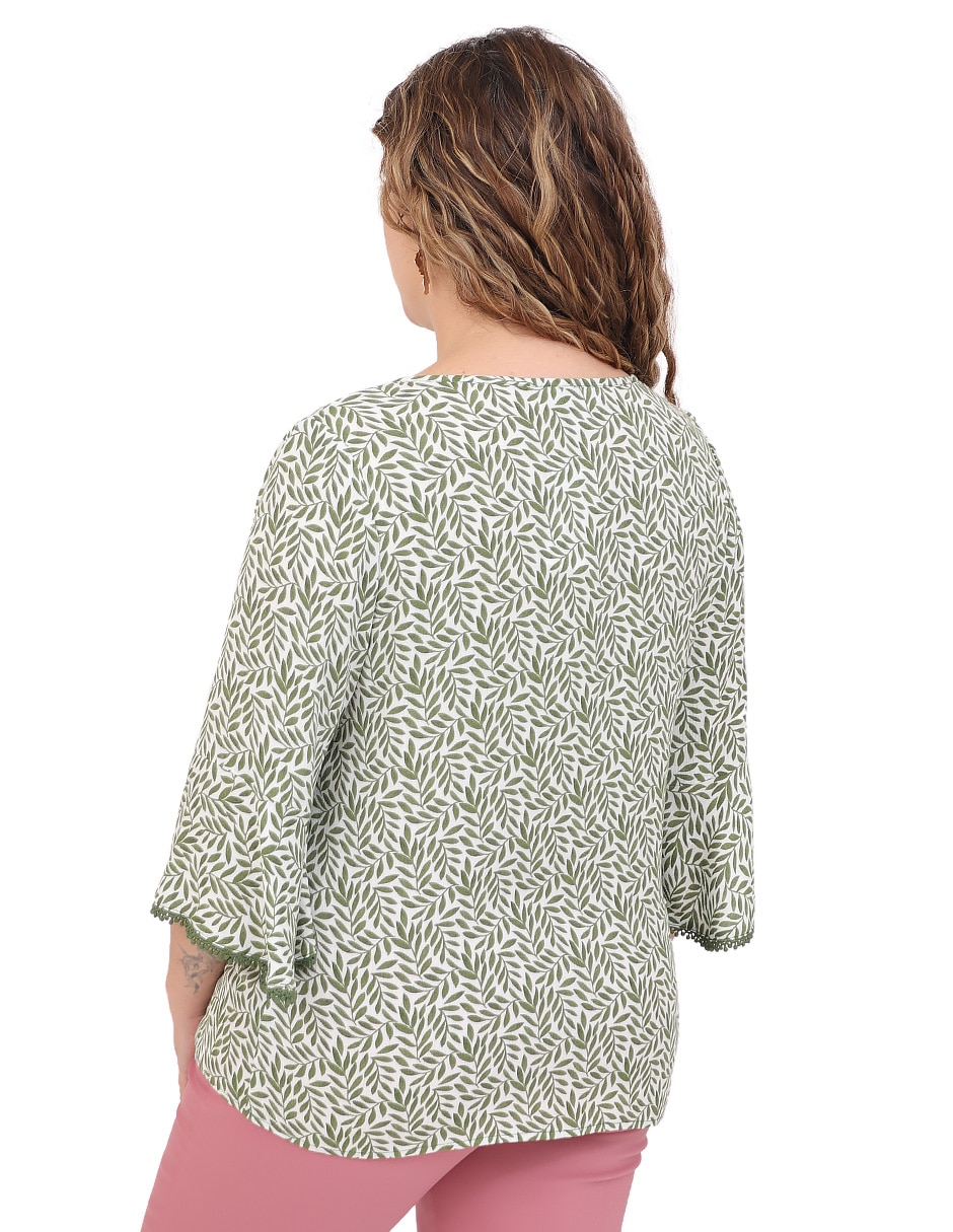Blusa manga 3/4 para mujer 2