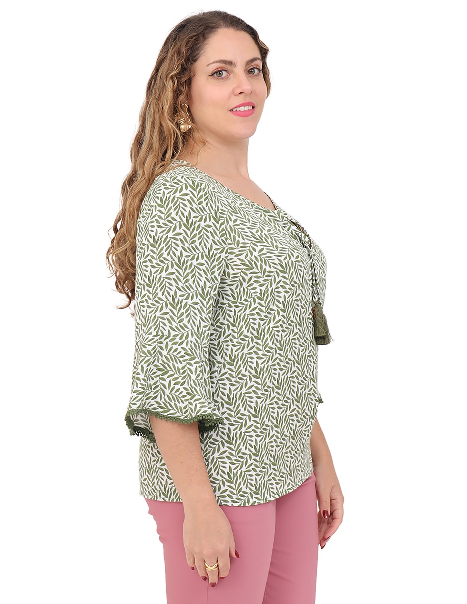 Blusa manga 3/4 para mujer 3