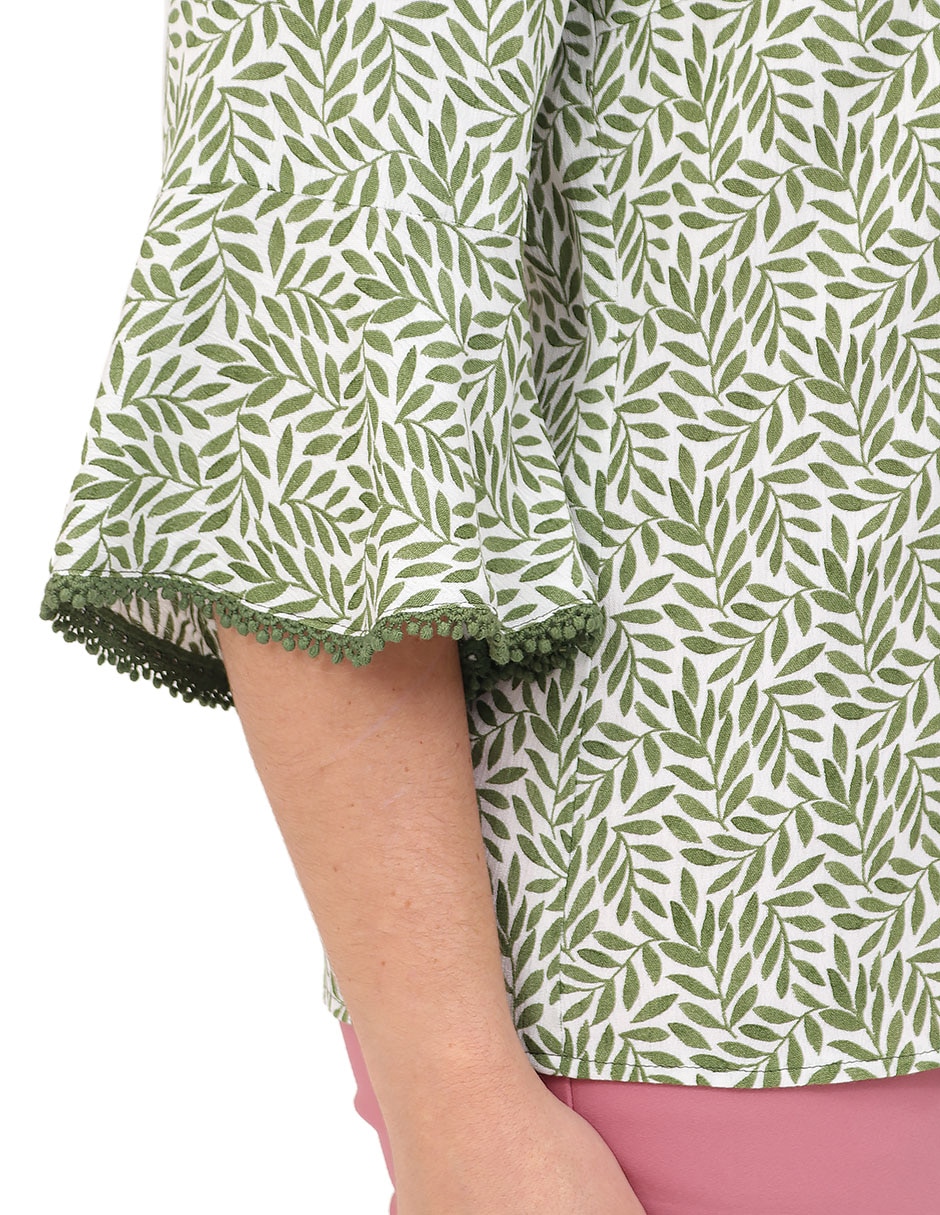 Blusa manga 3/4 para mujer 4