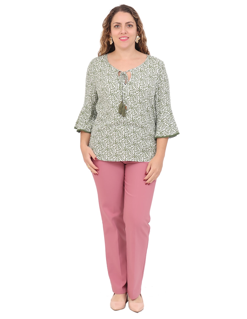 Blusa manga 3/4 para mujer 6