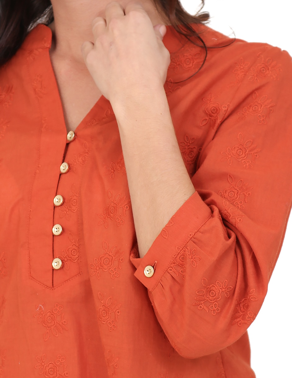 Blusa manga 3/4 para mujer 4