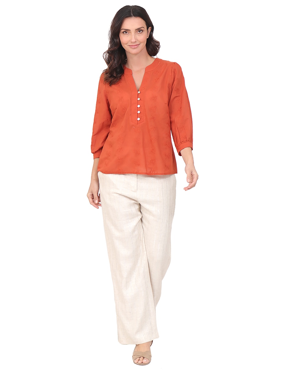 Blusa manga 3/4 para mujer 6