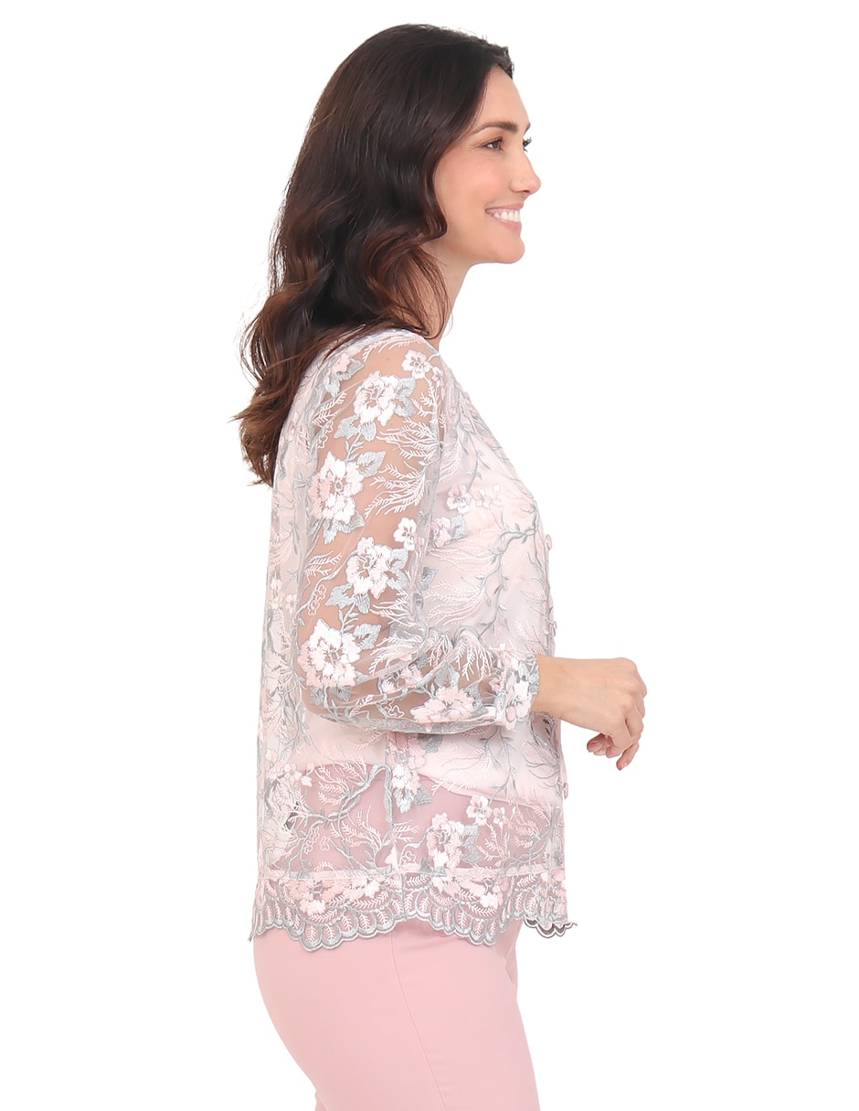 Blusa cuello redondo para mujer 3