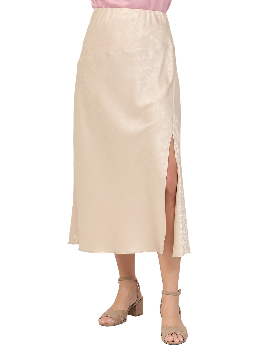 Falda crop a la cintura