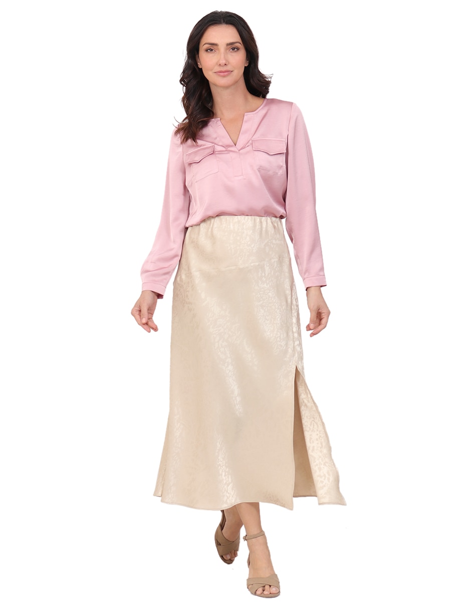 Falda crop a la cintura 5