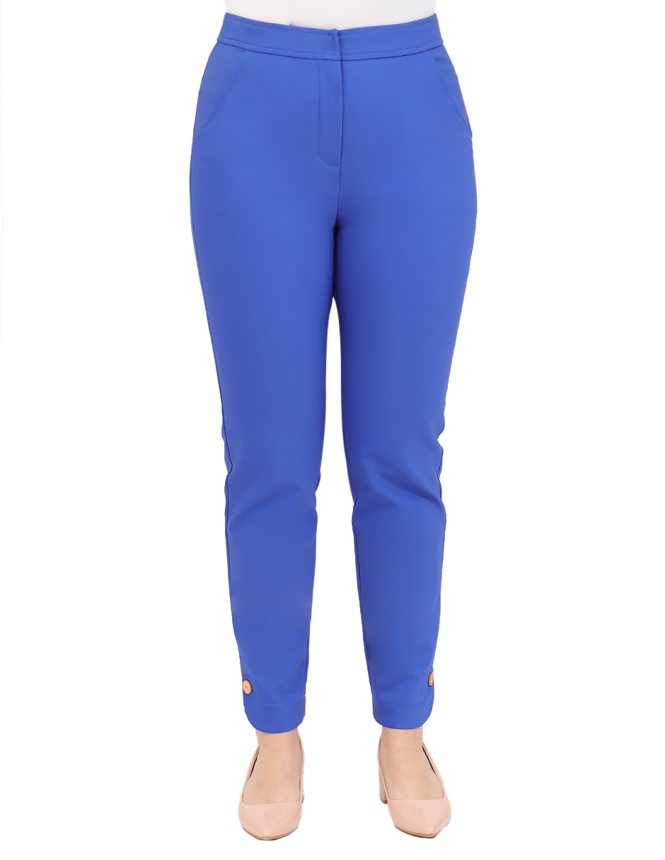 Pantalón de vestir slim para mujer