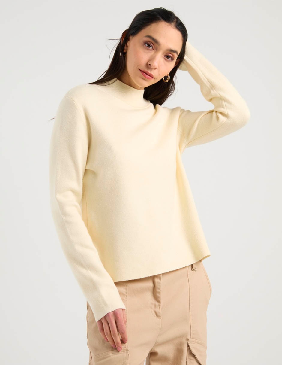 Suéter Duplant Petite cuello alto pra mujer