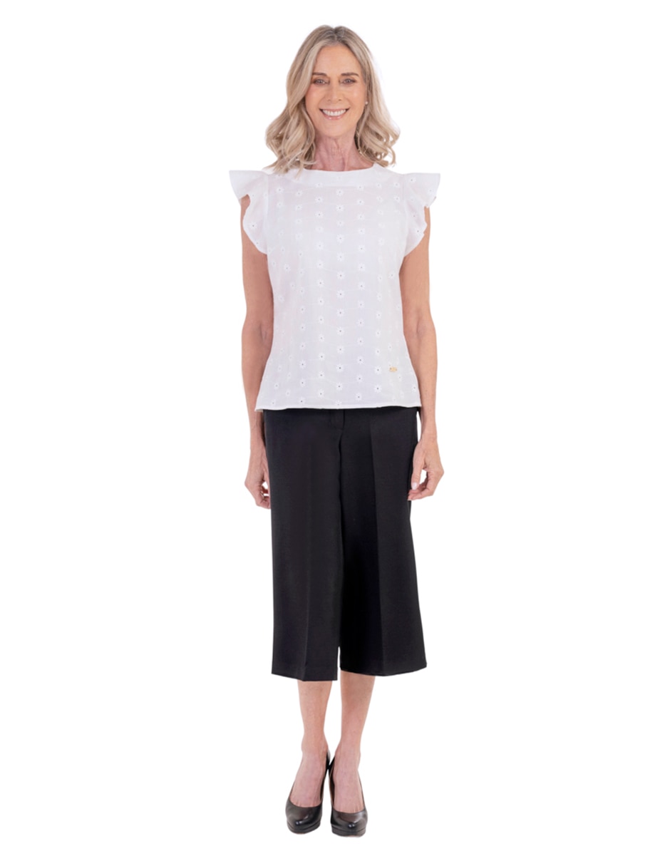 Blusa manga corta para mujer 2