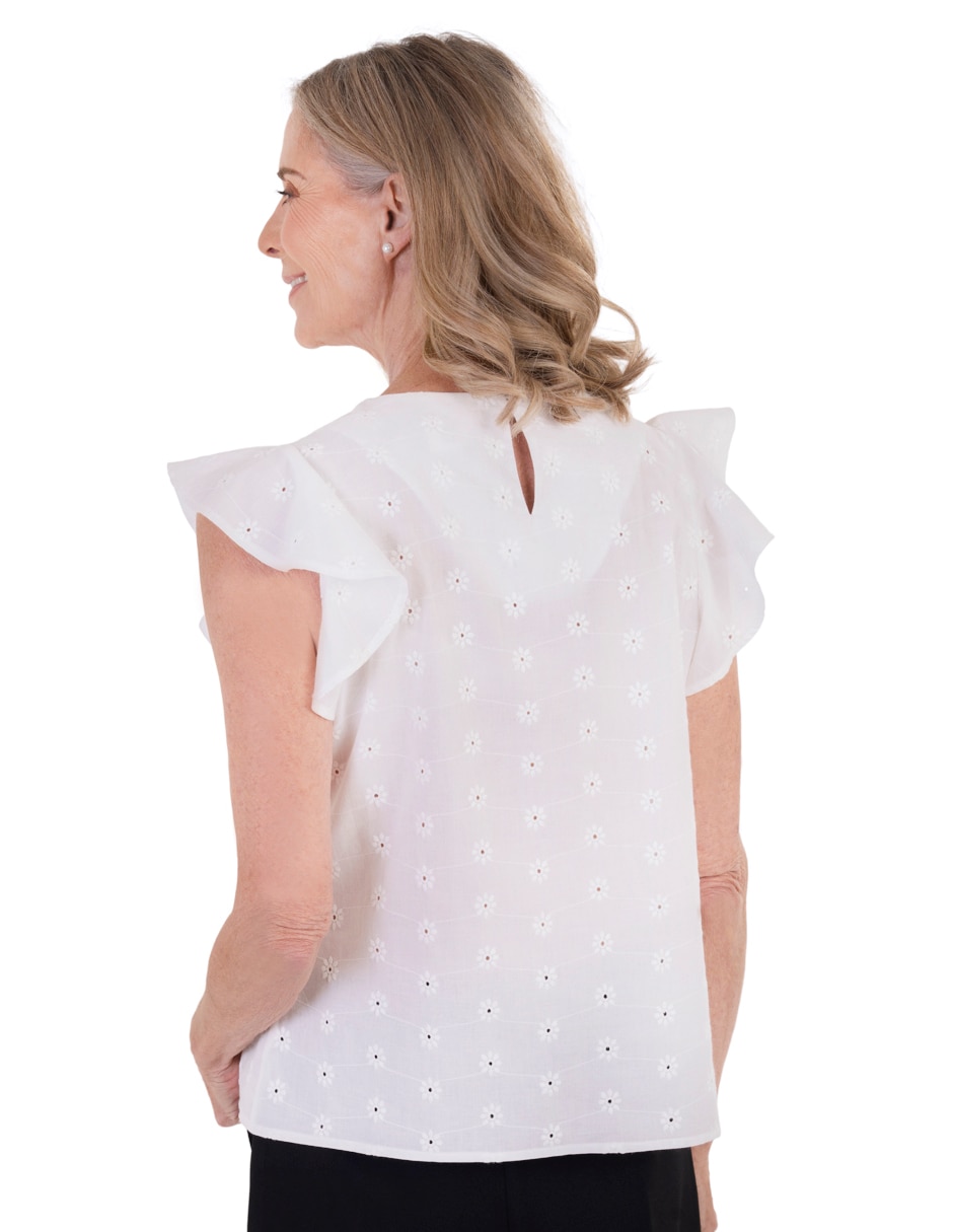 Blusa manga corta para mujer 3