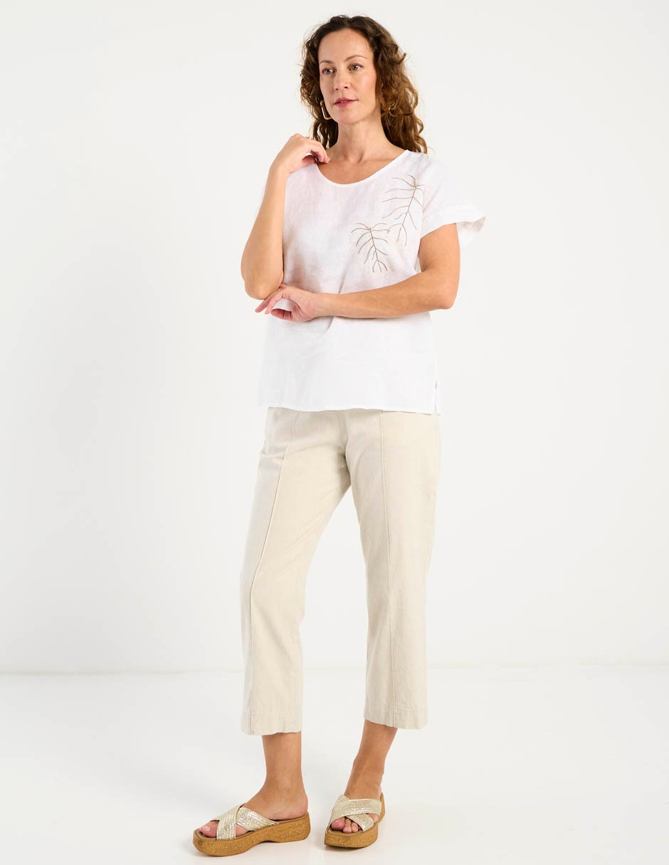 Pantalón capri straight para mujer 2