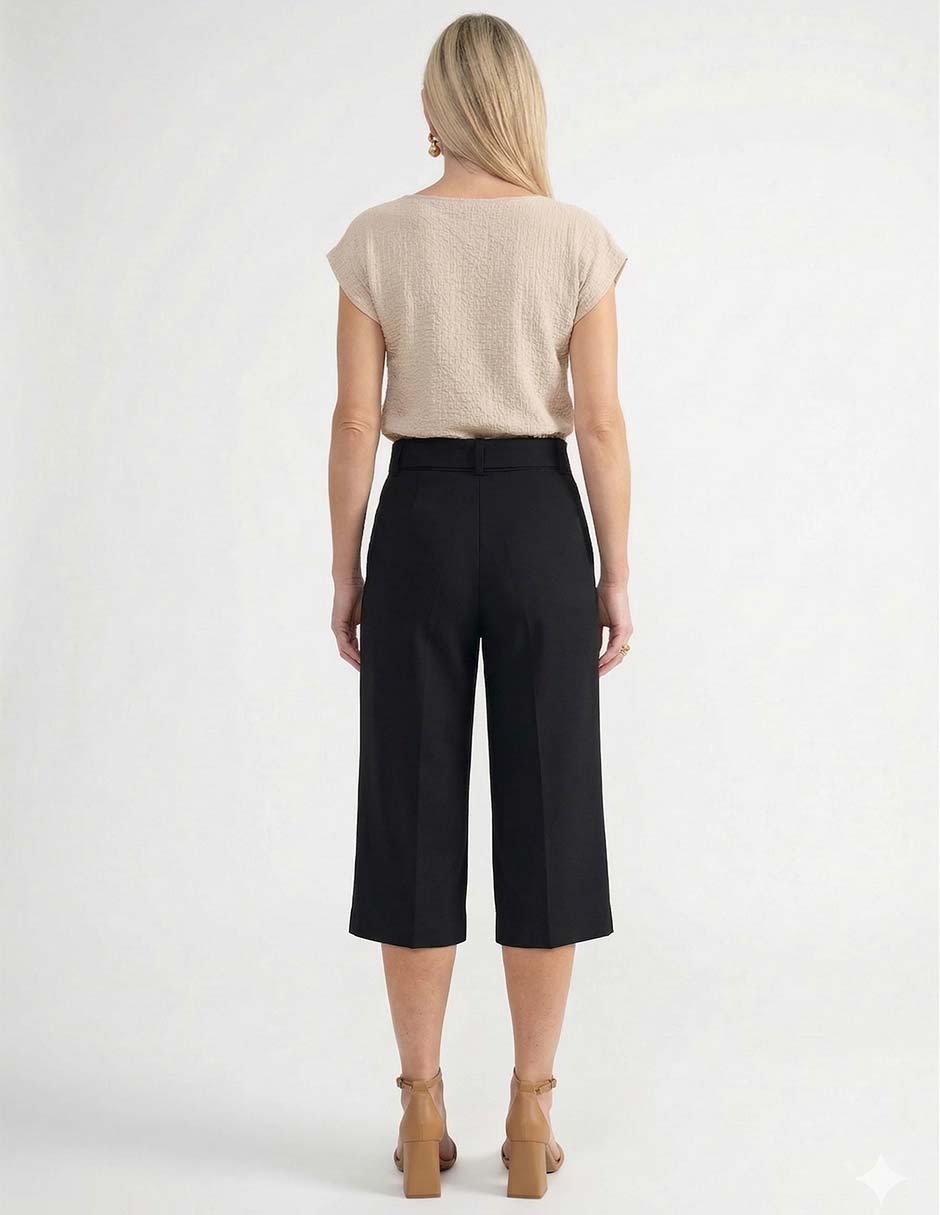 Pantalón capri straight para mujer 2