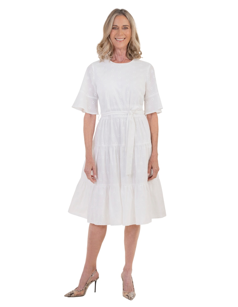 Vestido a la rodilla casual para mujer 2