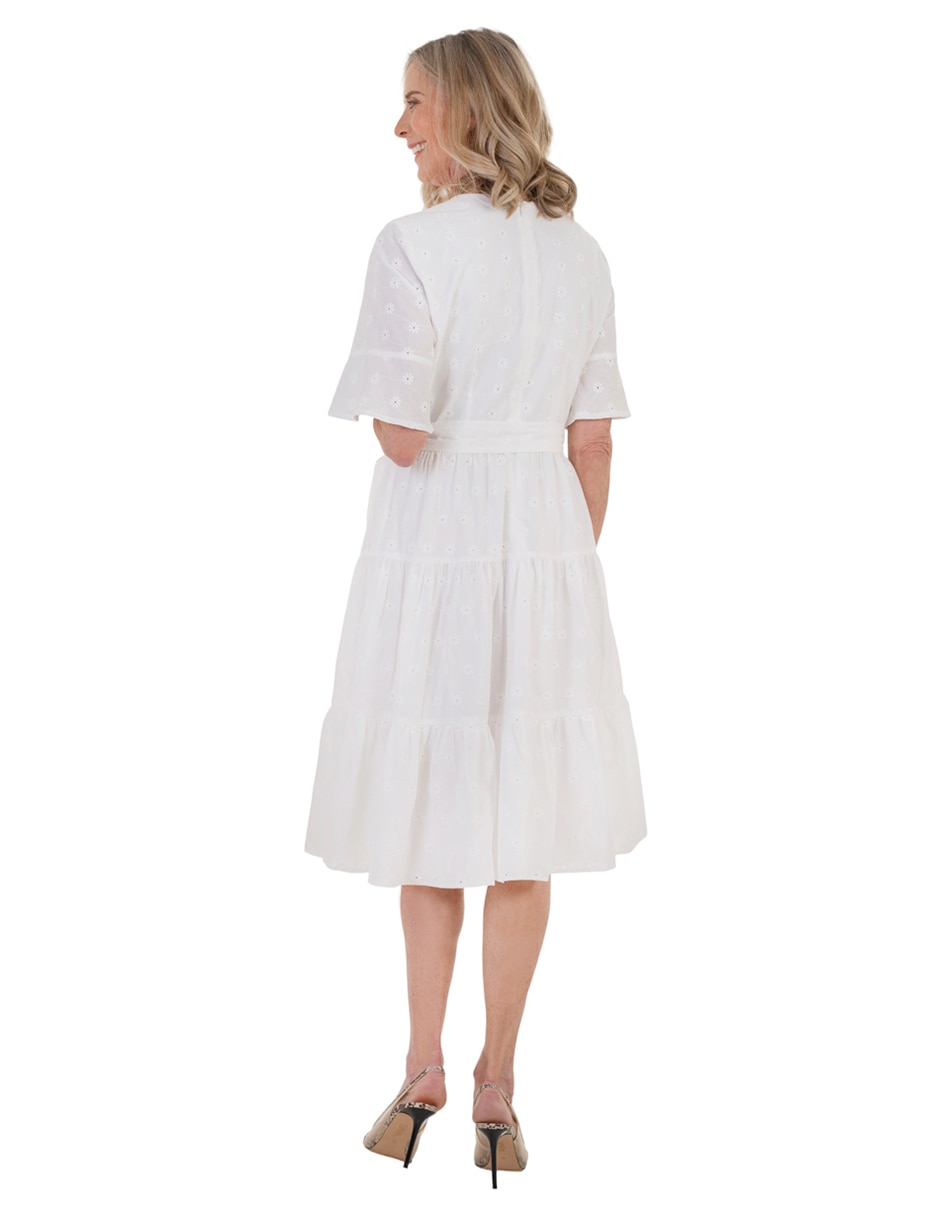 Vestido a la rodilla casual para mujer 3