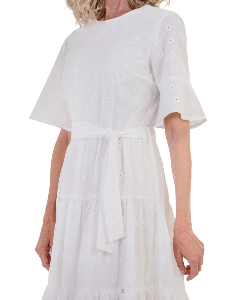 Vestido a la rodilla casual para mujer 4