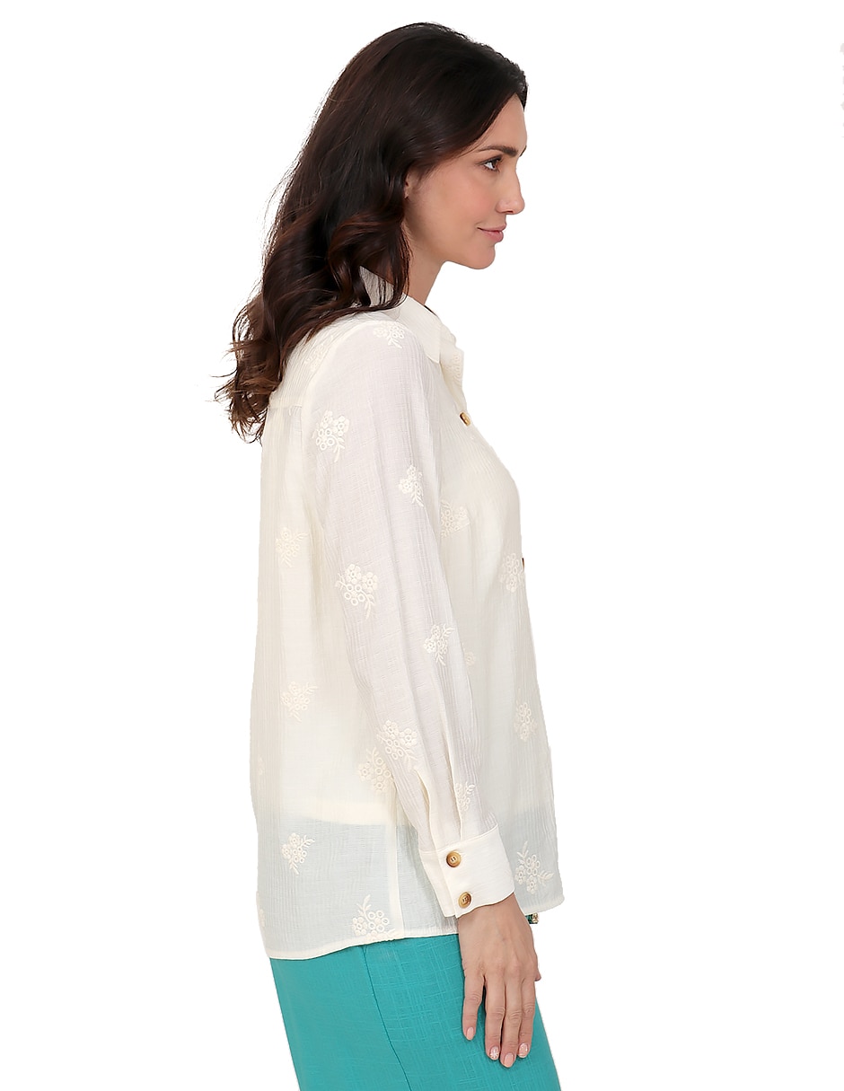 Blusa manga larga para mujer 3